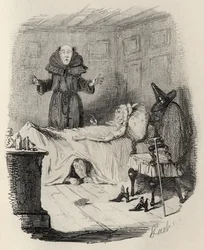 A szürkébe öltözött öregasszony vallomása Thomas Ingoldsby „The Ingoldsby legendái” című művéből, Richard Bentley und Son, 1887.